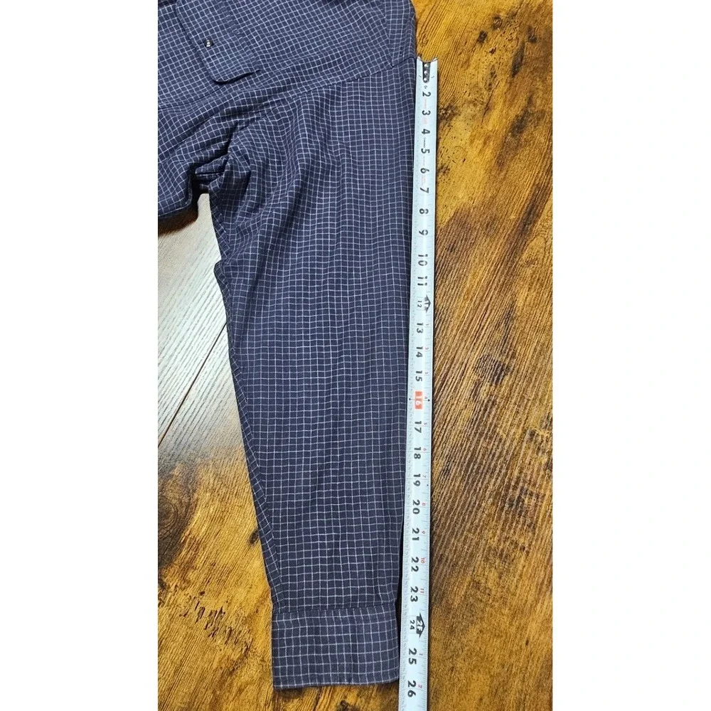 Polo Ralph Lauren Benford Mens XL Blue White Grid Check Button Down Shirt Cotton